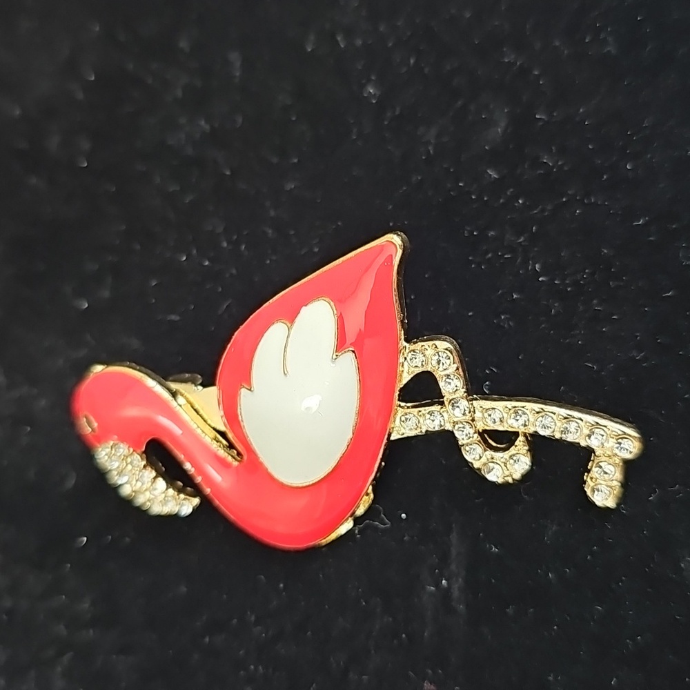 Red Flamingo Pin